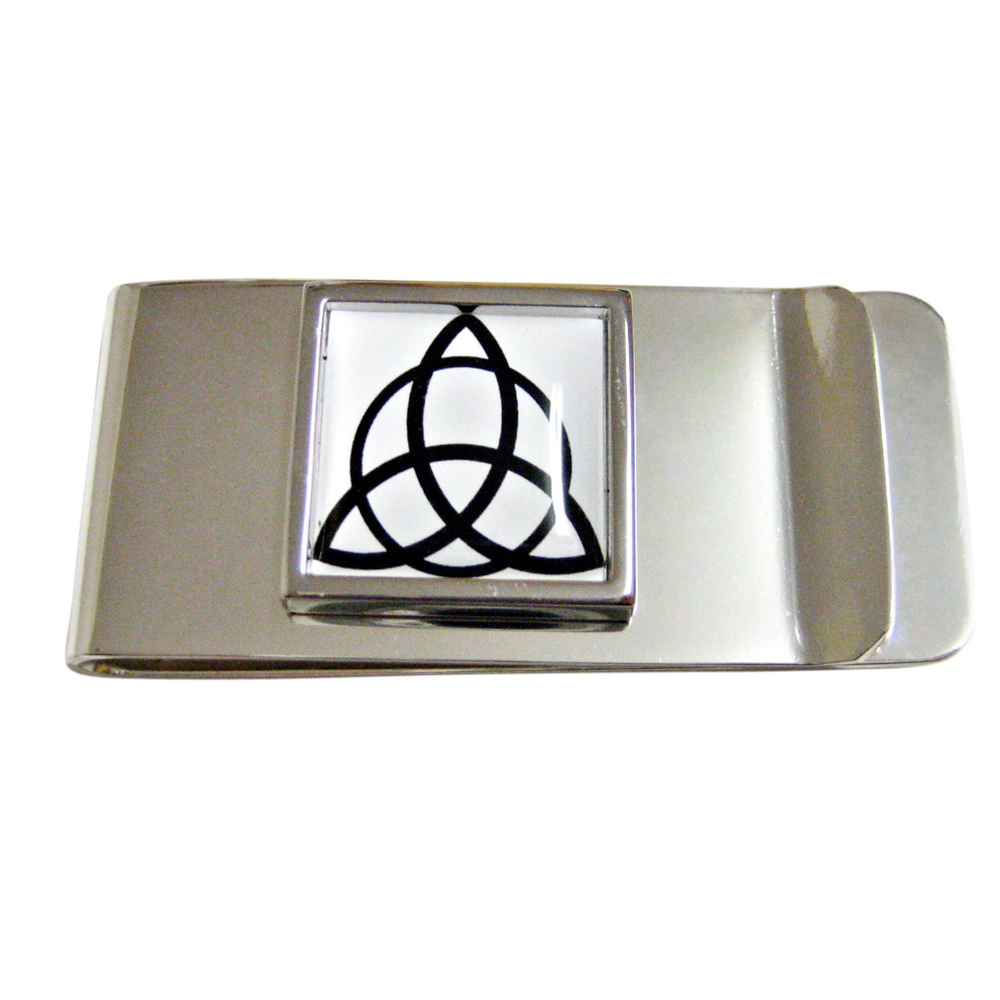 Square Celtic Design Money Clip